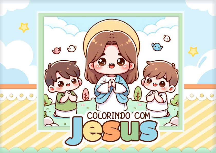 Colorindo com Jesus - Livro 1