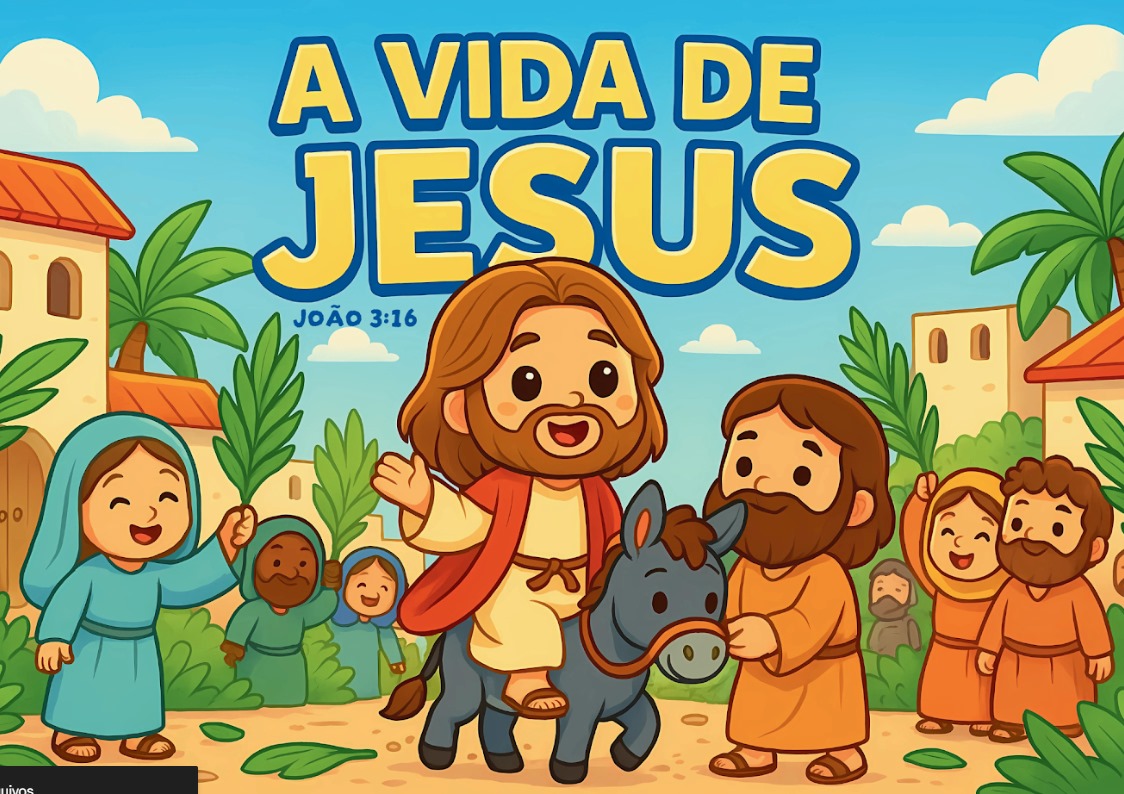 A Vida de Jesus - Livro de Colorir