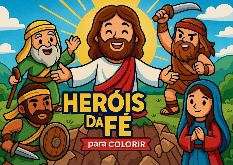 Heróis da Fé - Livro de Colorir